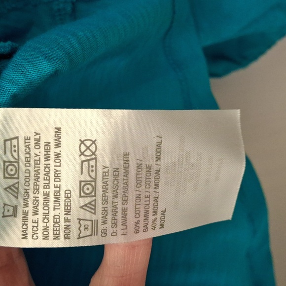 Belle Kim Gravel Top in Teal XL - Picture 8 of 10